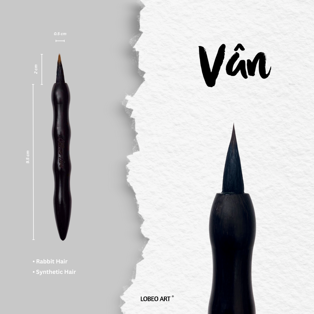 Lobeo Calligraphy Brush – Van (Black)