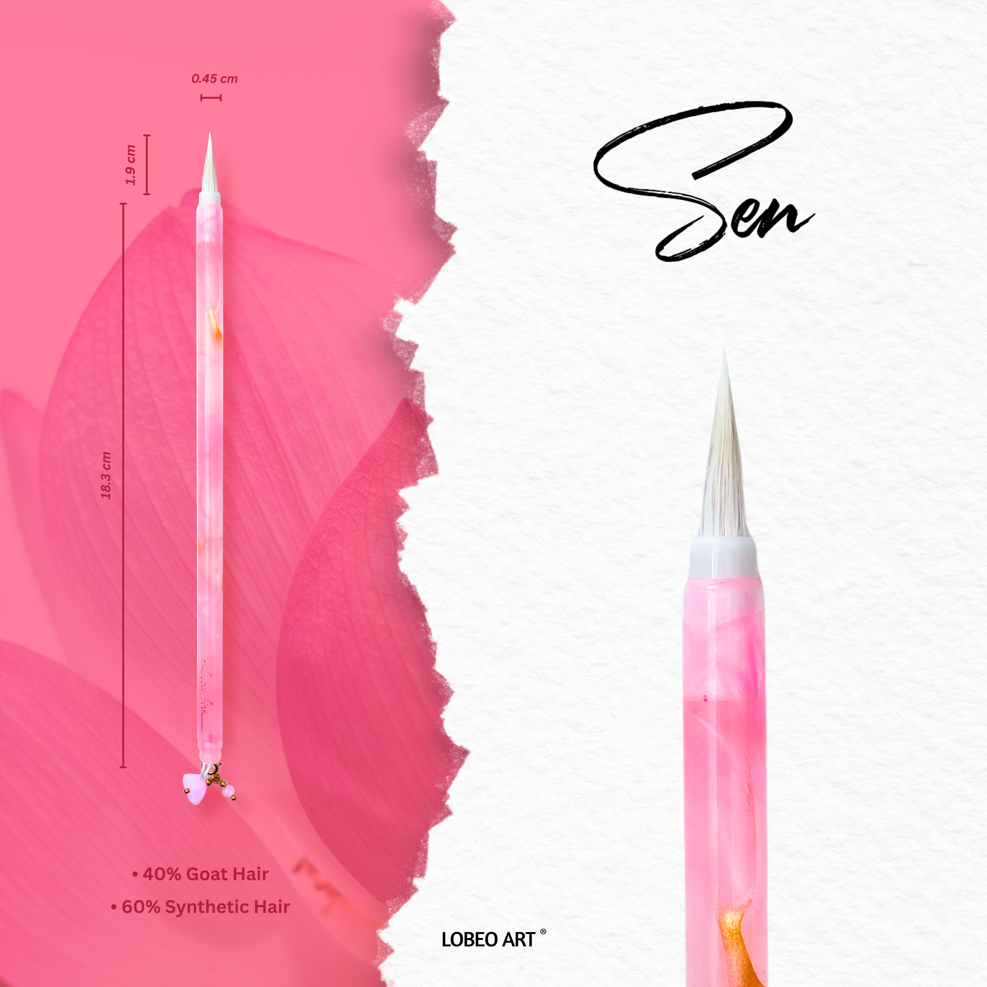 Cọ Thư pháp Lobeo – Sen LB2003