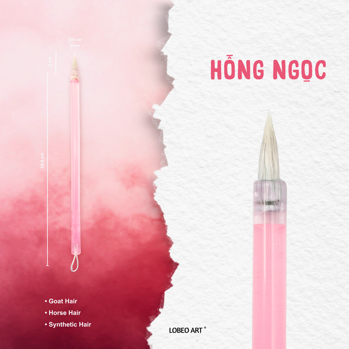 Cọ Thư Pháp Lobeo – Hồng Ngọc LB1018