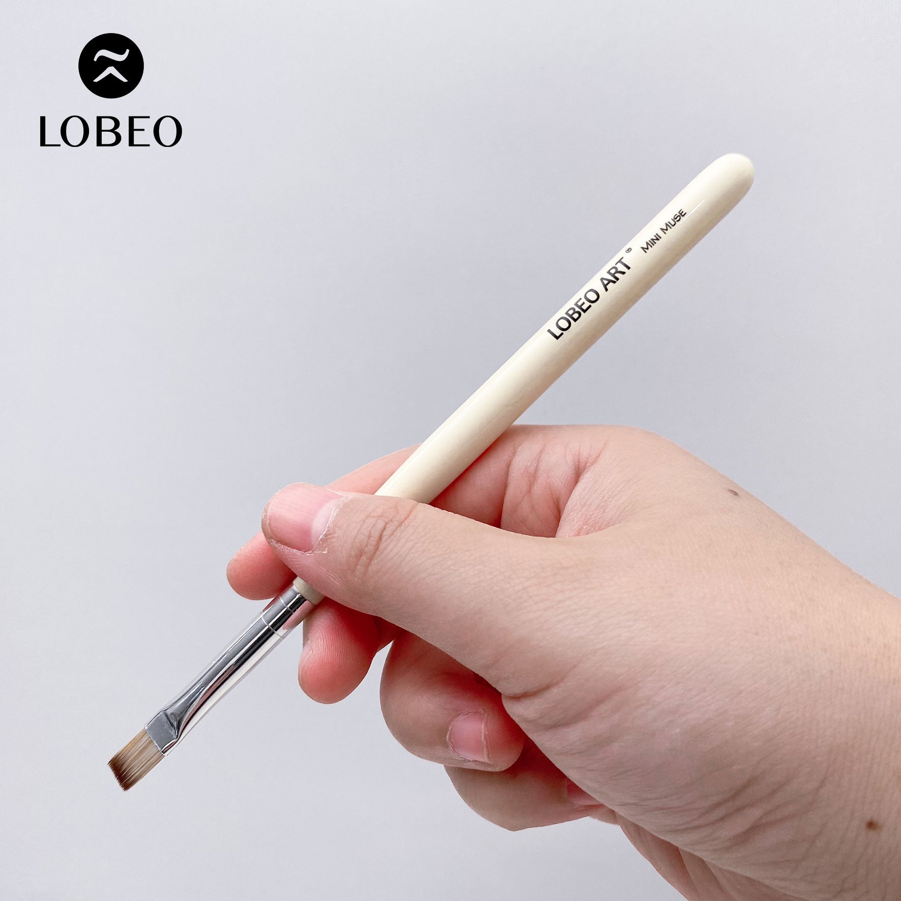 Lobeo Mini Muse Brush Set (5 pcs) - Glass bottle