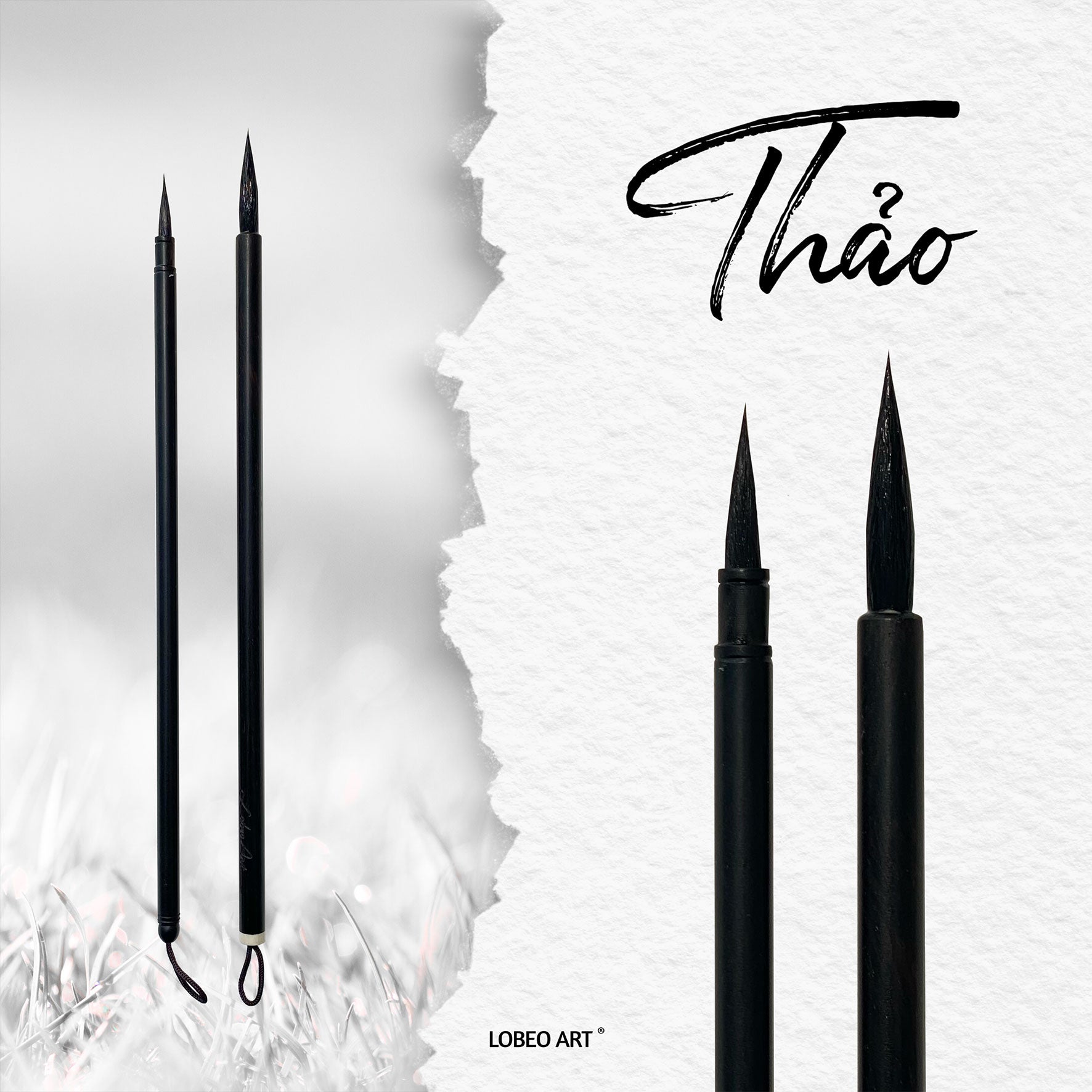 Cọ vẽ thư pháp Lobeo - Thảo LB11018