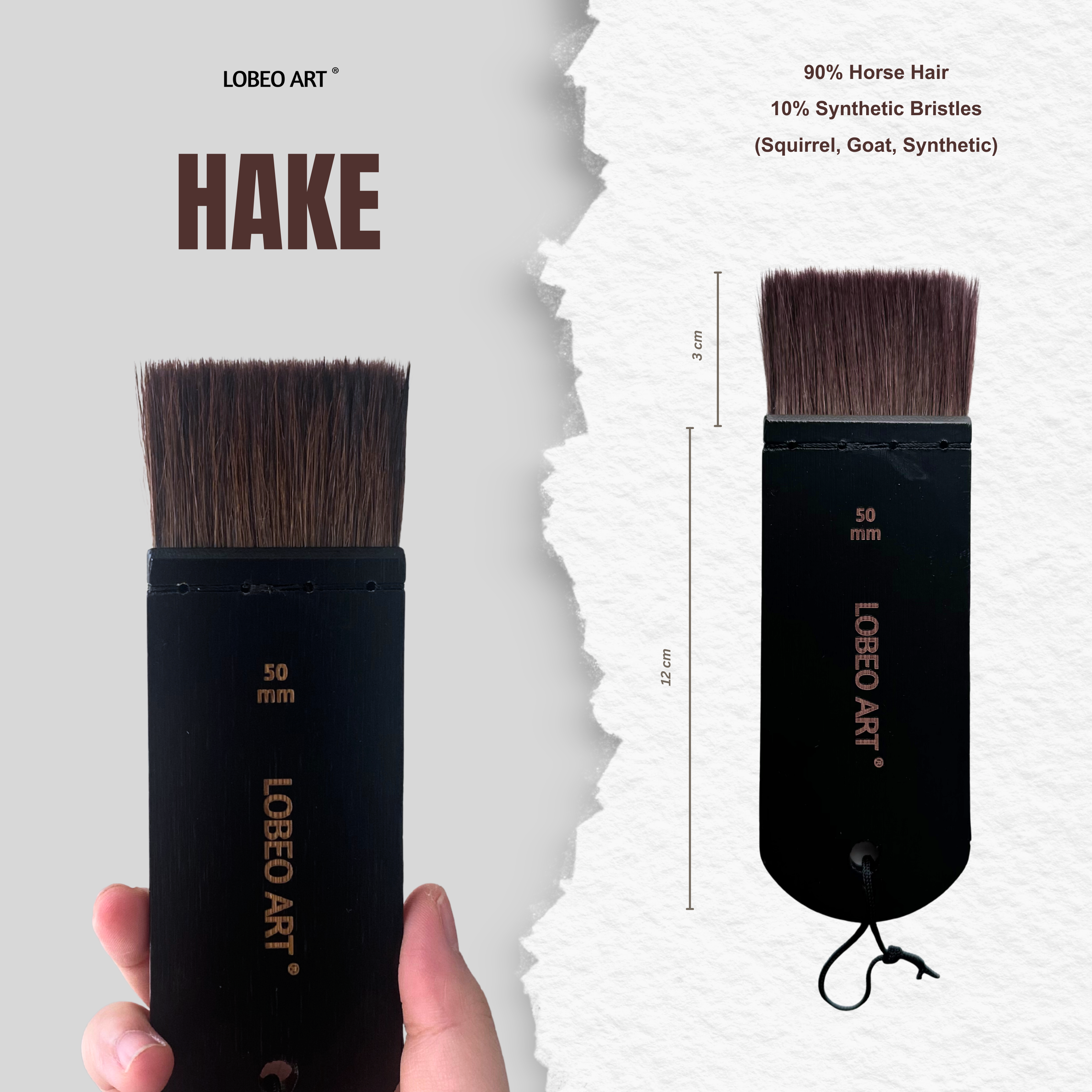 Lobeo Hake Flat Brush