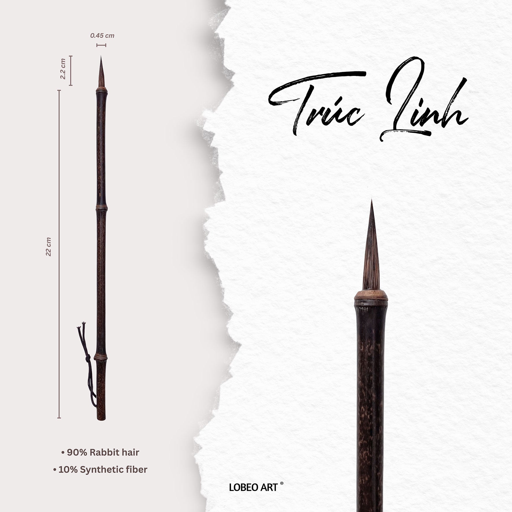 Cọ thư pháp Lobeo - Trúc Linh LB11010