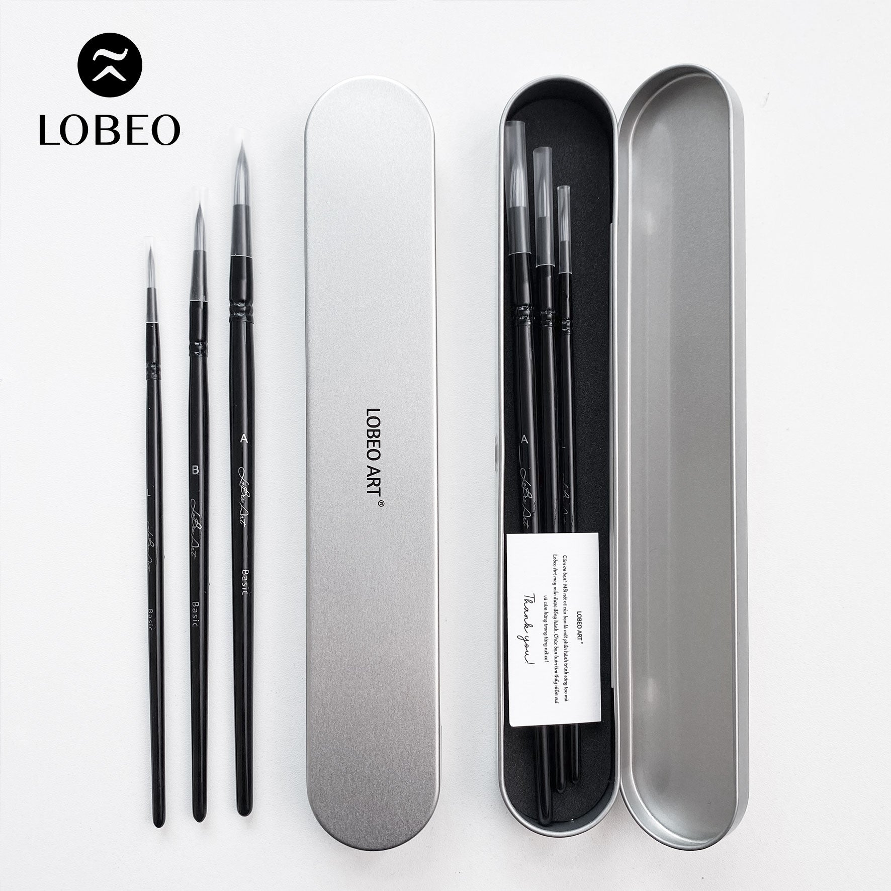 [Tin Box] Combo 3pcs Moon Brush LB01