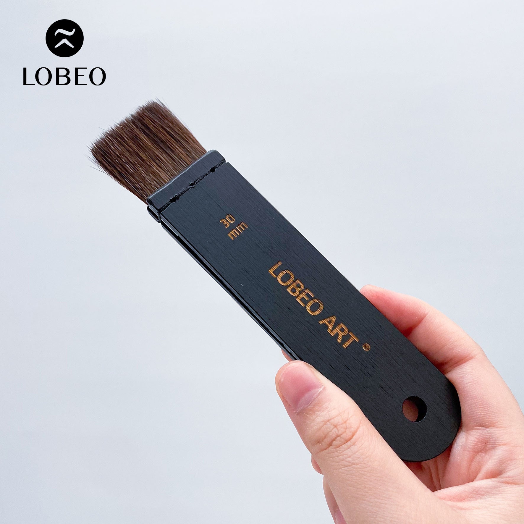 Lobeo Hake Flat Brush 30mm