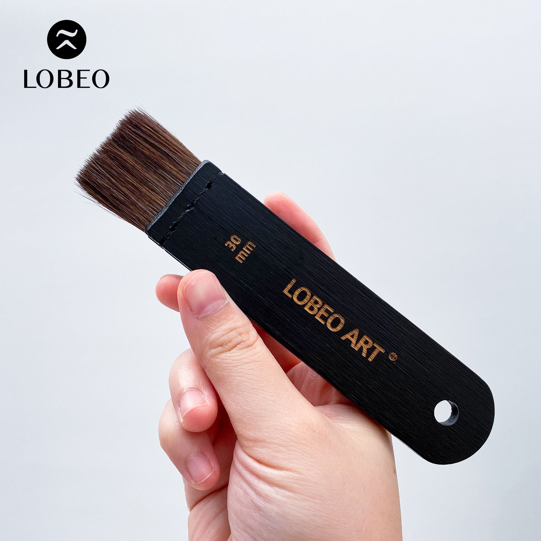 Lobeo Hake Flat Brush 30mm