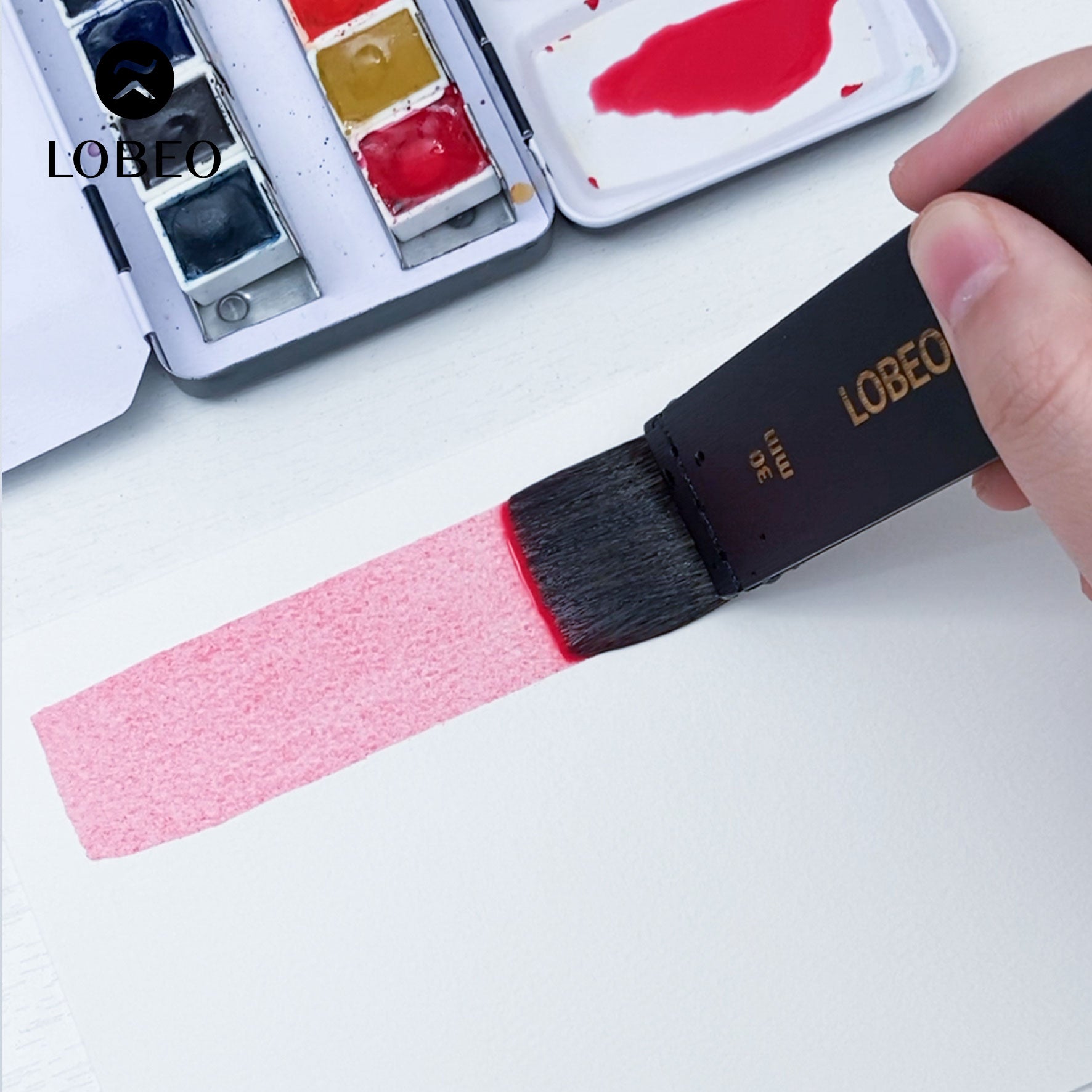 Lobeo Hake Flat Brush 30mm