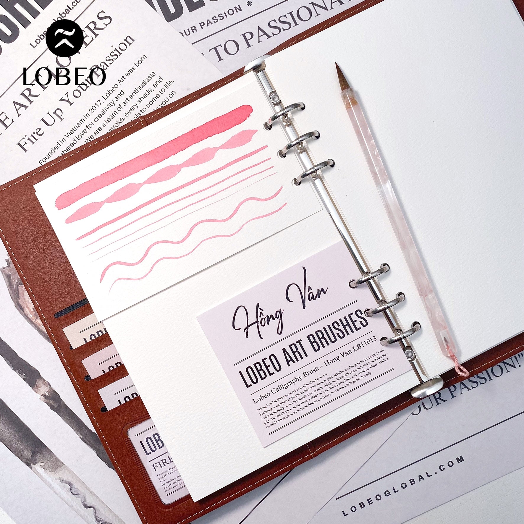 Lobeo Calligraphy Brush – Hong Van LB11013