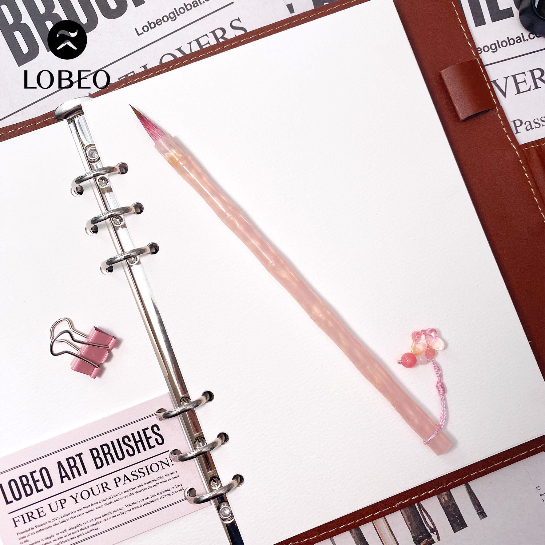 Lobeo Calligraphy Brush – Lua (Long Handle Version) LB11005