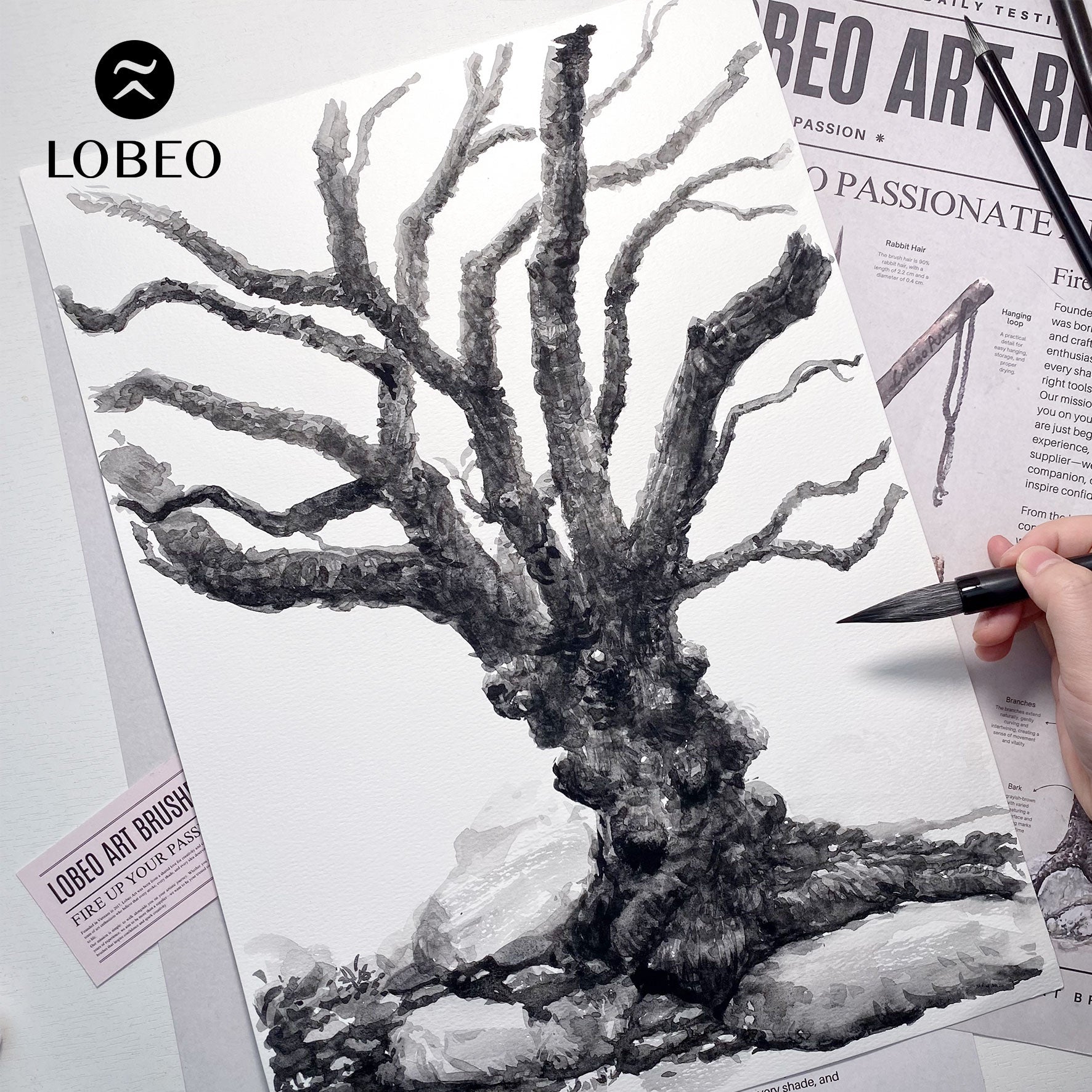 Lobeo Brush – Mun Big Size (Size 3) LB11009-3