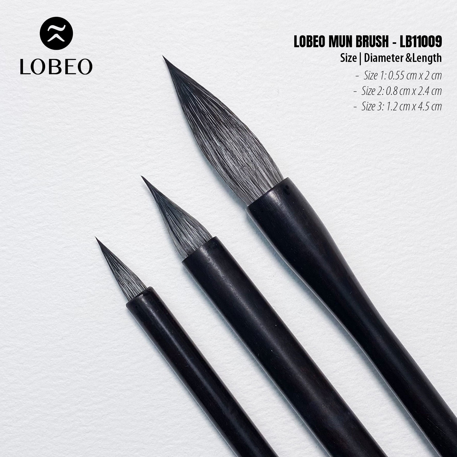 Lobeo Brush – Mun Big Size (Size 3) LB11009-3