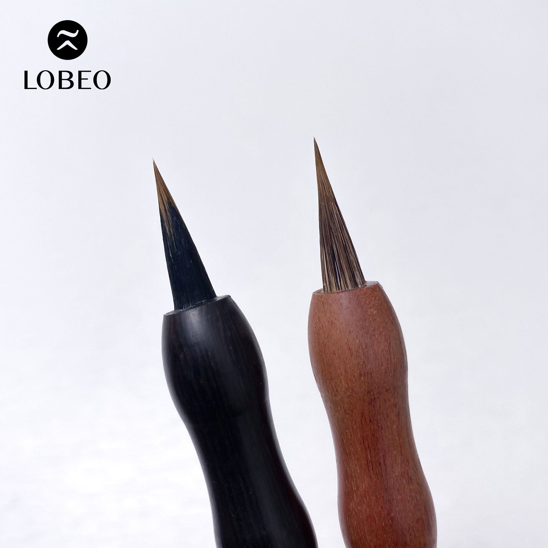 Cọ vẽ thư pháp Lobeo - Vân (Thân Đen) LB1012-2