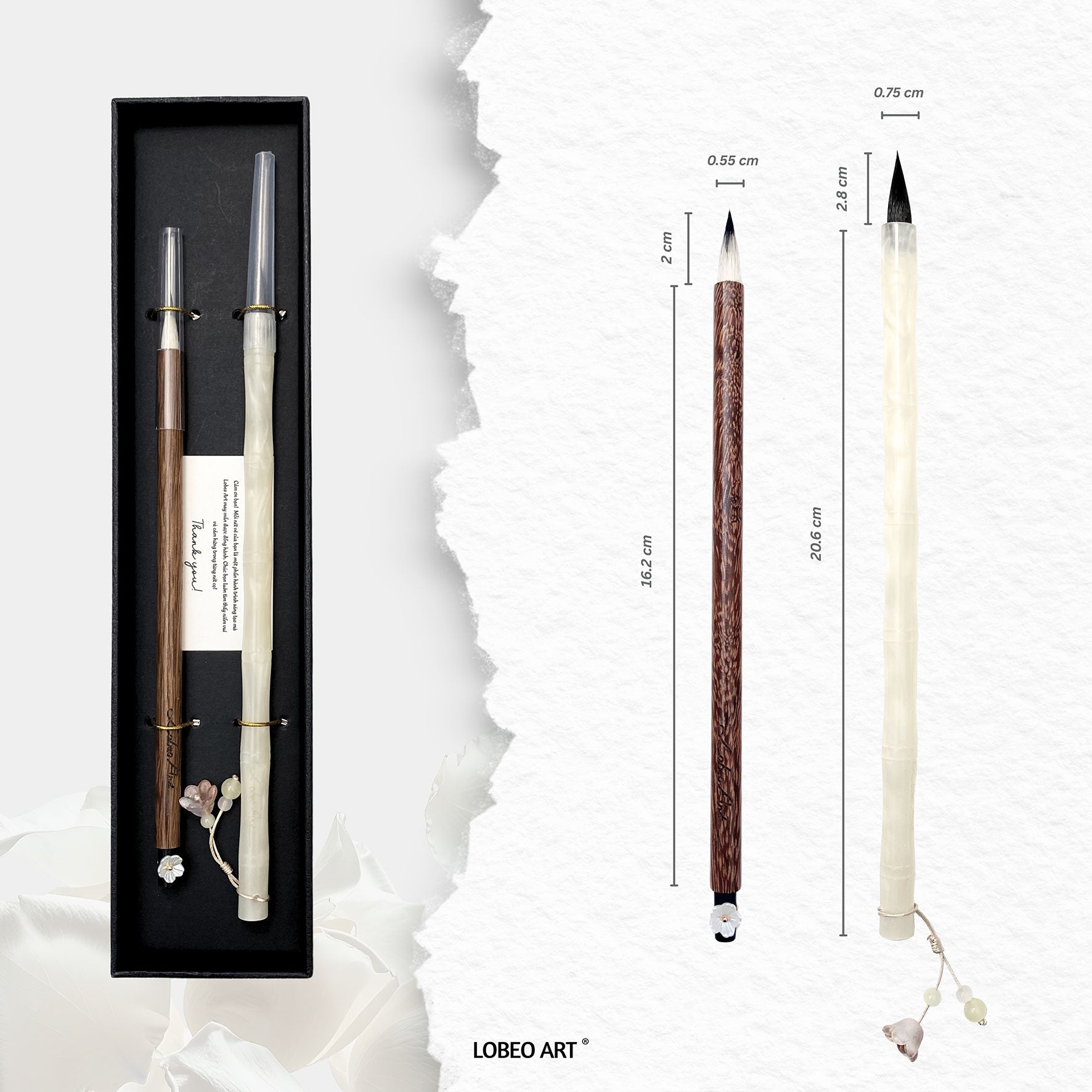 Combo Lobeo Brushes - Snow CB22