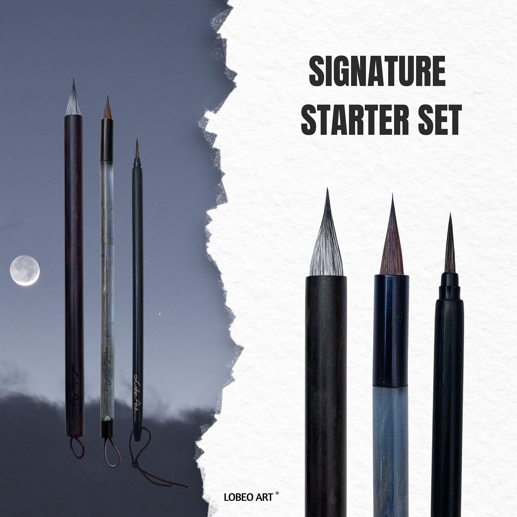 Lobeo Signature Starter Brush Set (3pcs) - CB35