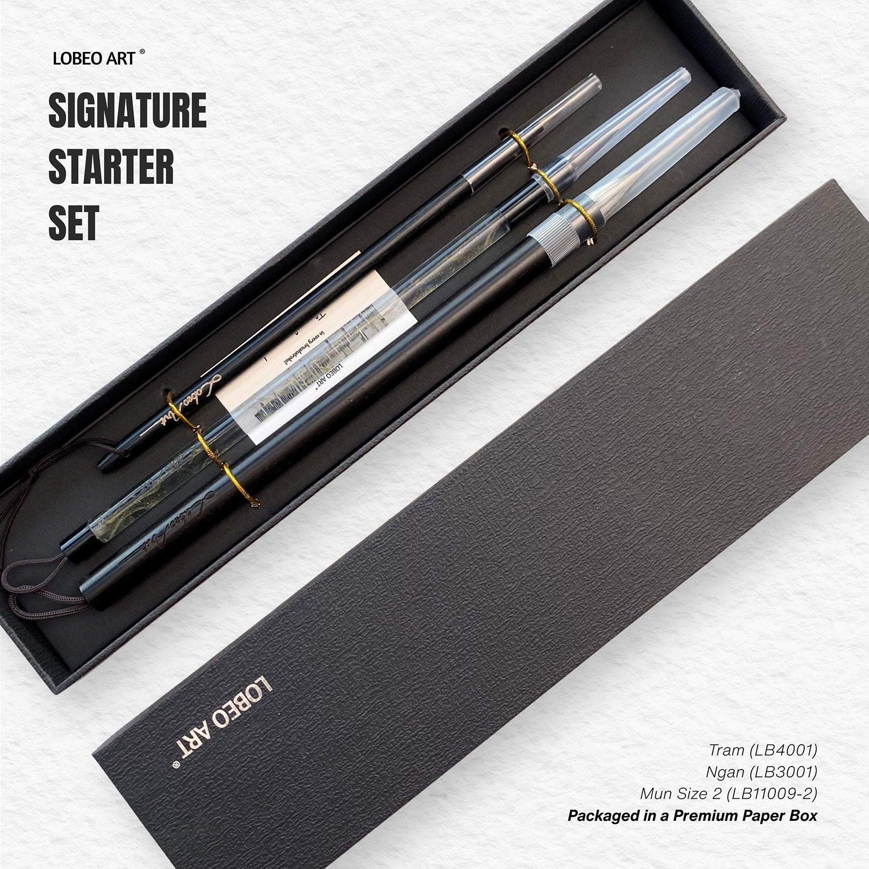 Lobeo Signature Starter Brush Set (3pcs) - CB35