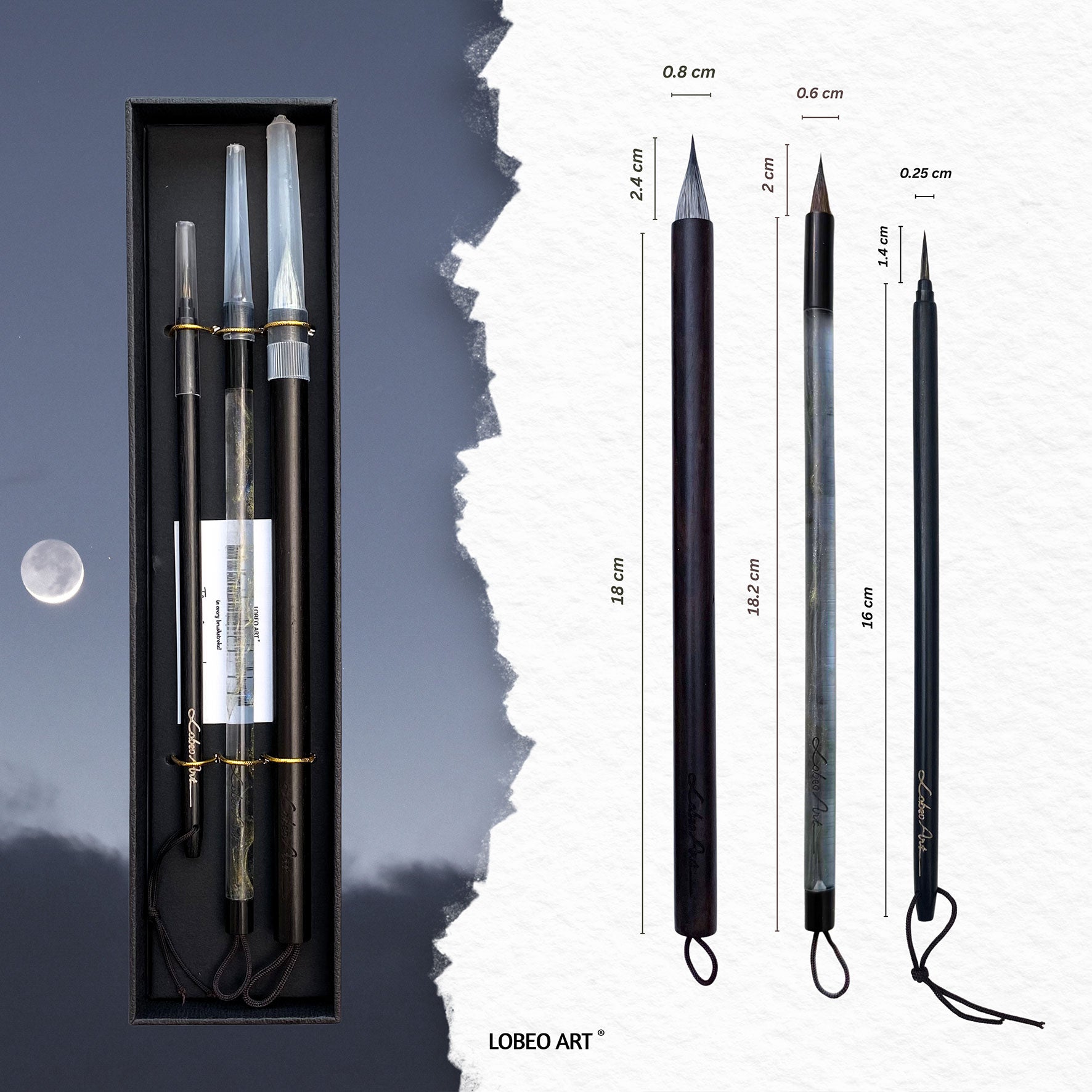 Lobeo Signature Starter Brush Set (3pcs) - CB35