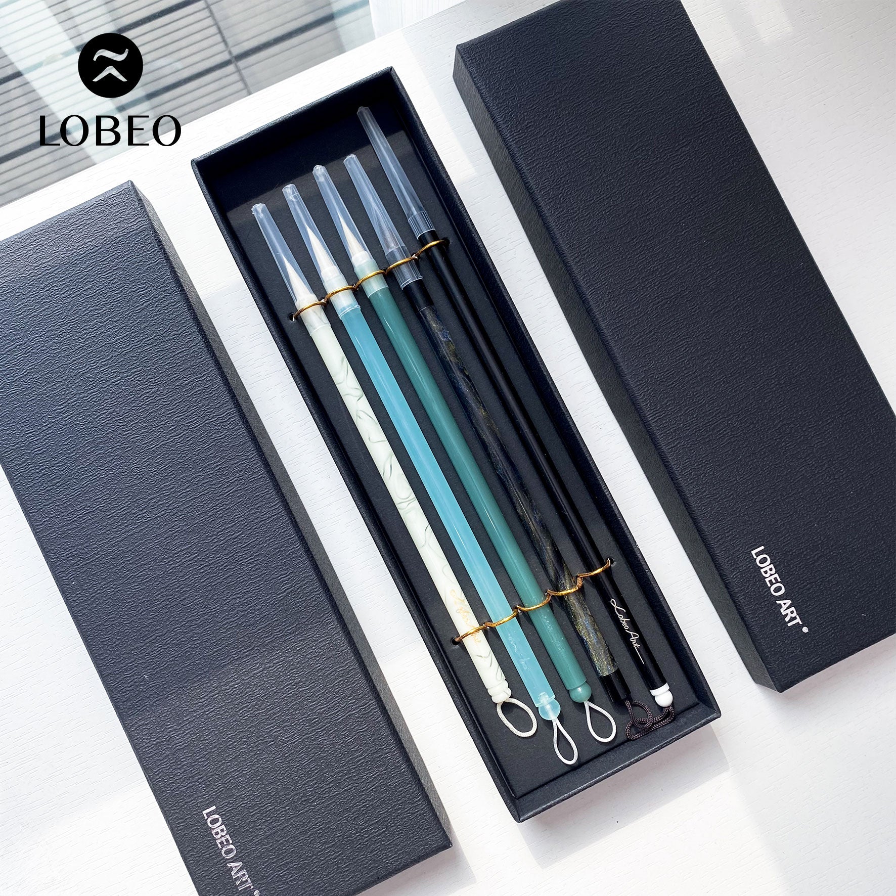 Lobeo Calligraphy Brush Combo 1 – Suong, Ngoc, Bich, Ngan