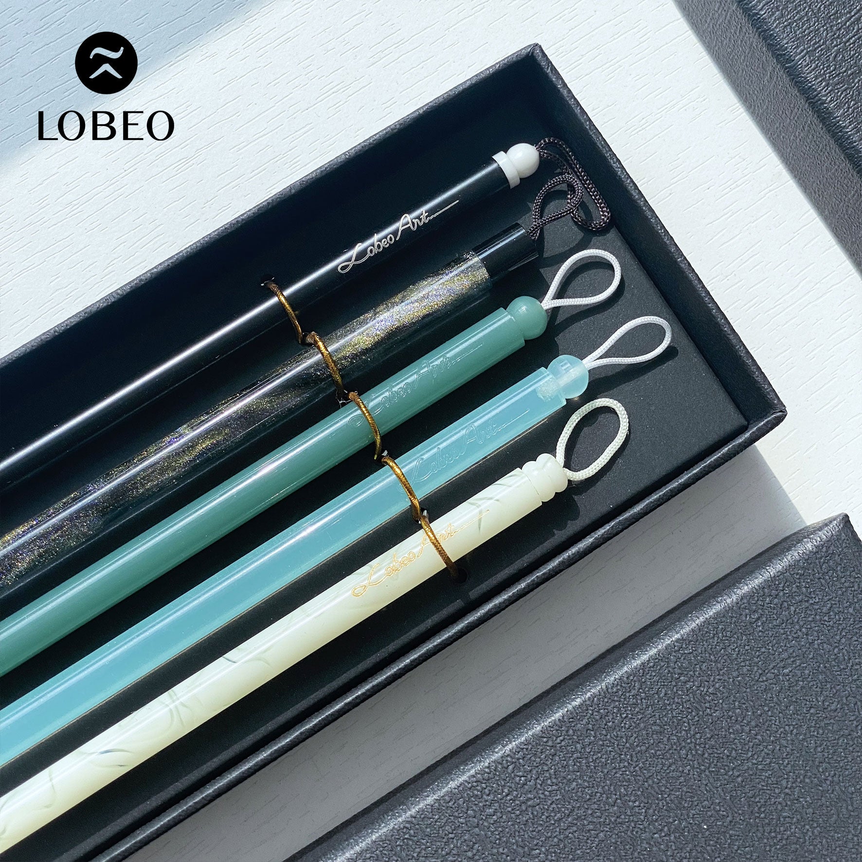 Lobeo Calligraphy Brush Combo 1 – Suong, Ngoc, Bich, Ngan