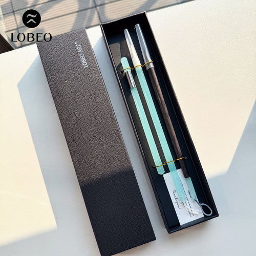 Combo Lobeo Brushes + Pencil 3pcs - Set 1 - Blue Jade