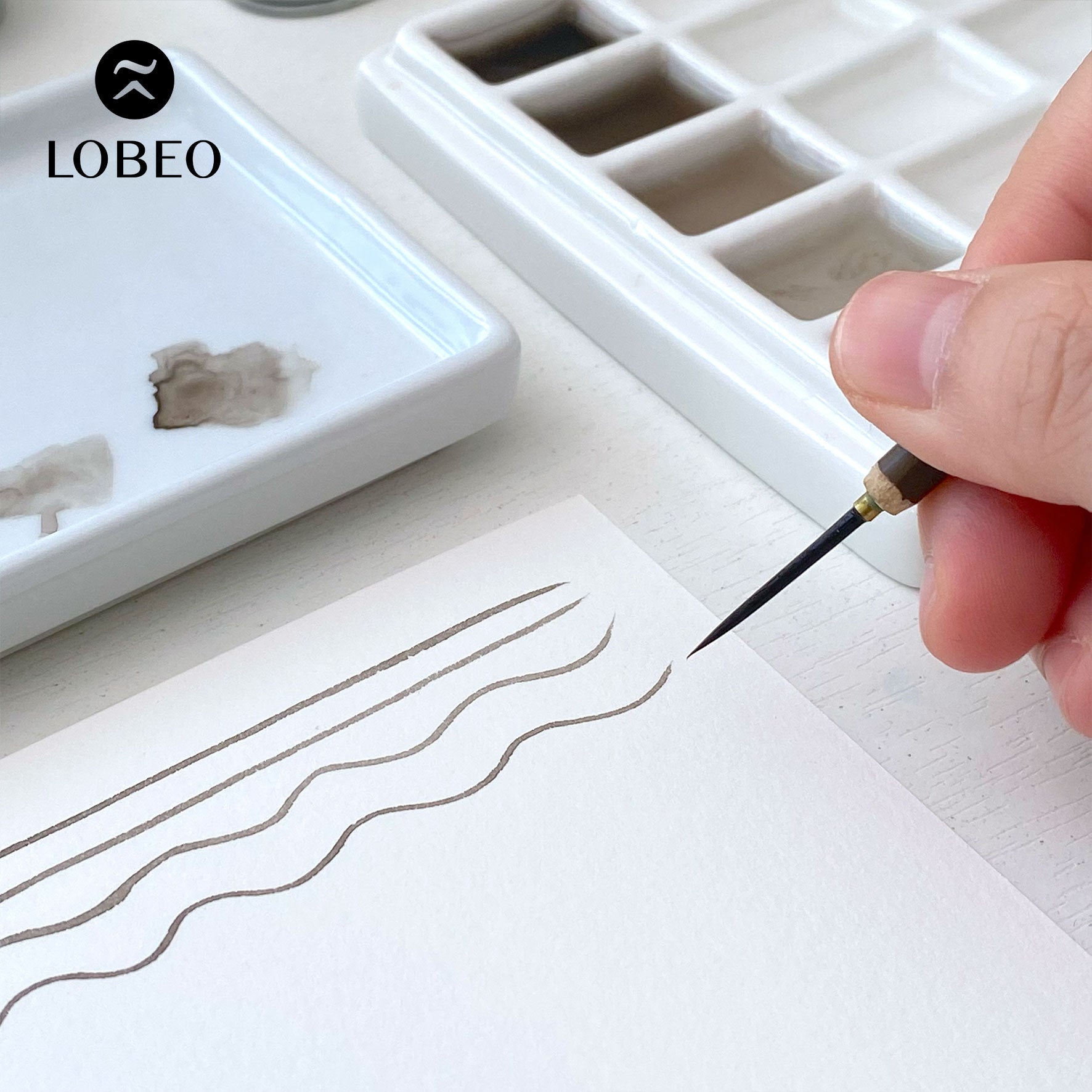 Lobeo Calligraphy Brush – Long-tip
