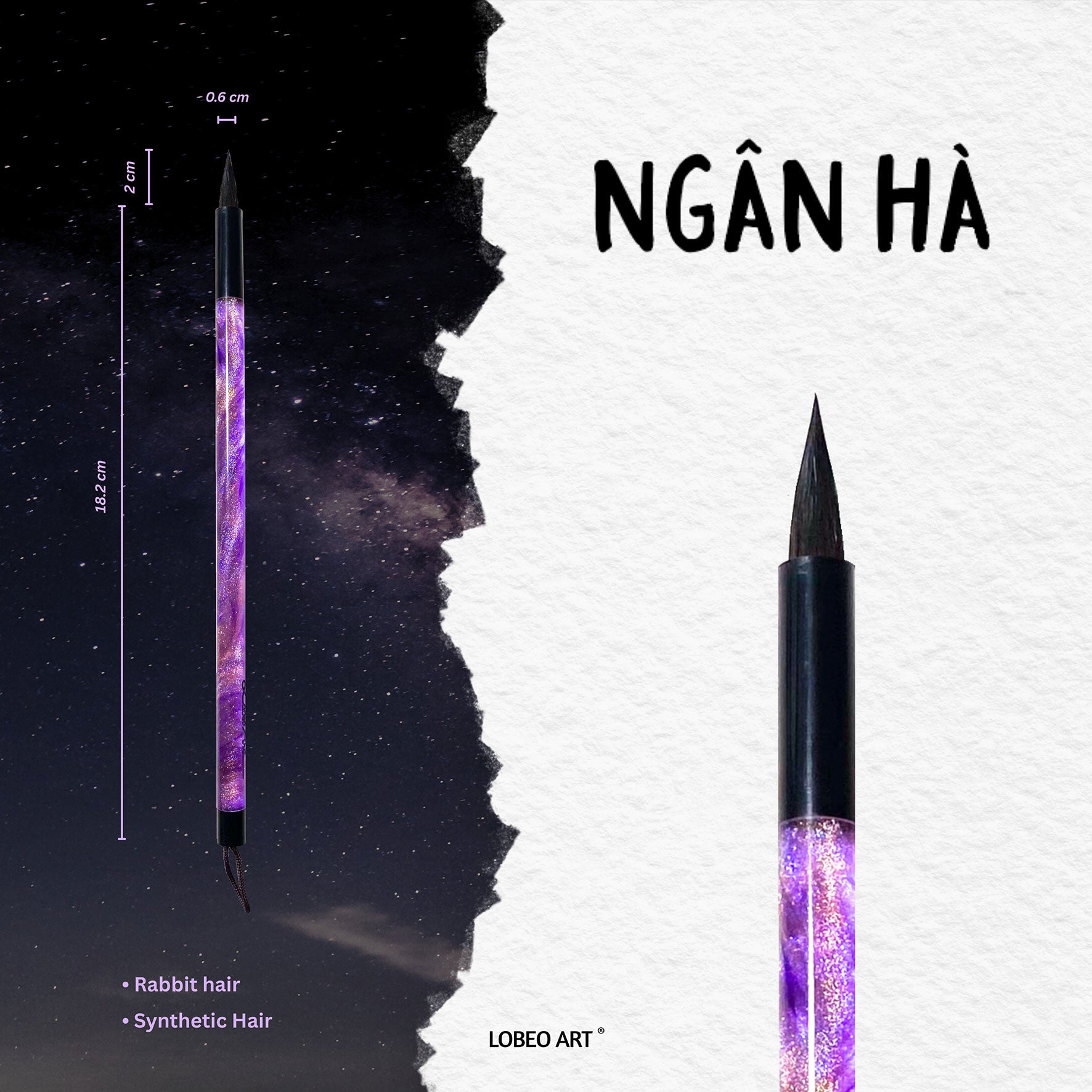 Cọ Thư Pháp Lobeo – Ngân Hà LB1019