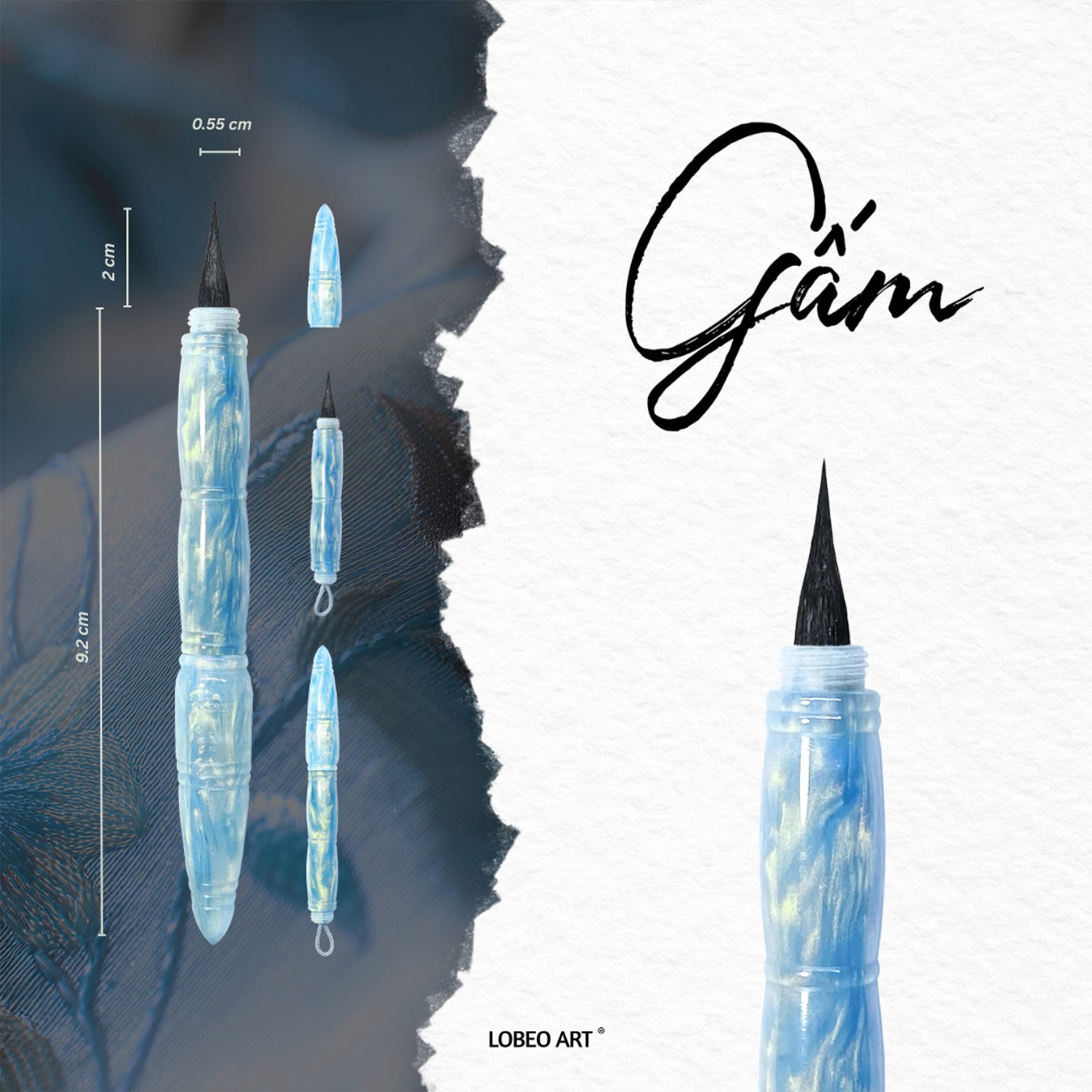 Lobeo Brush – Gam (Travel Version) LB11023