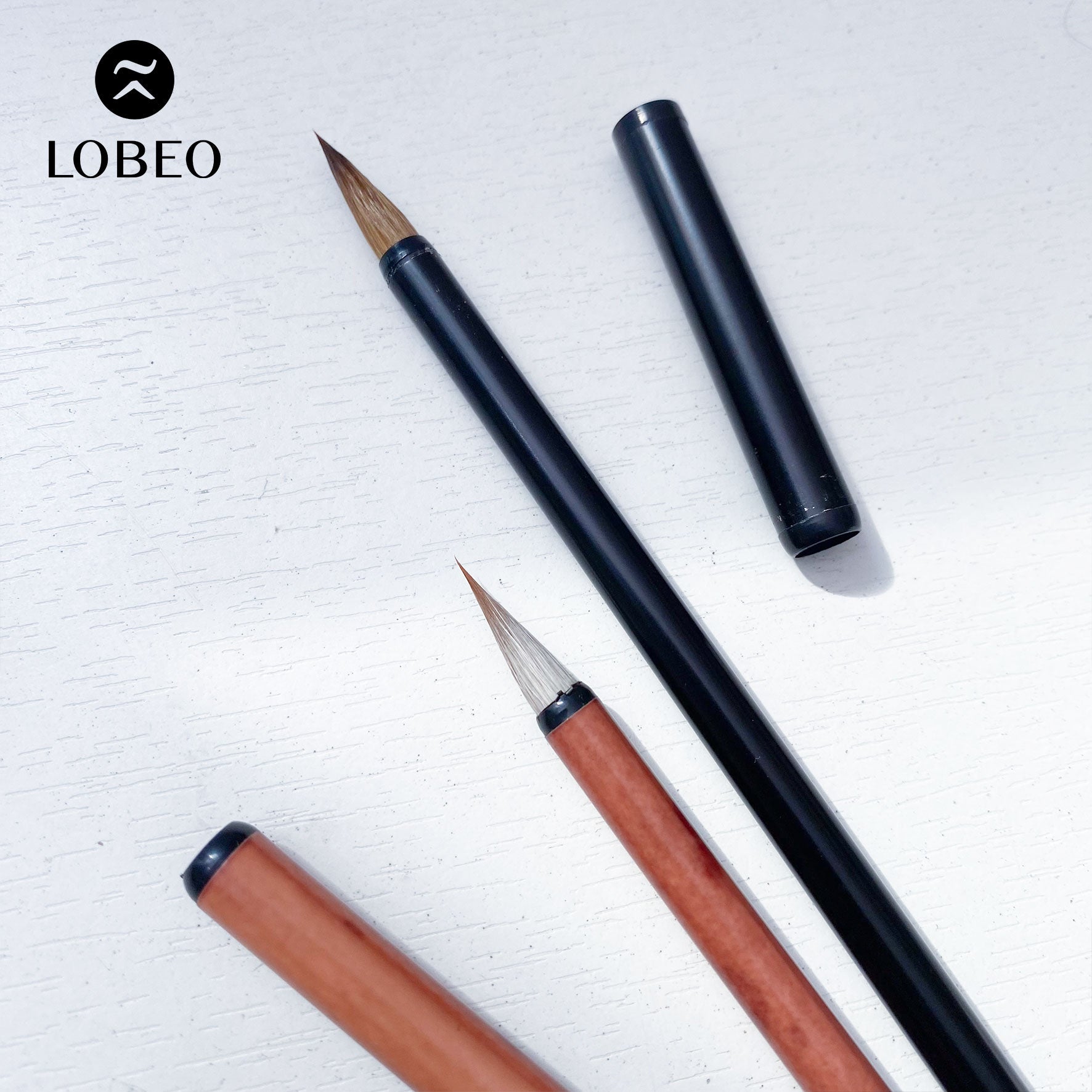 Cọ thư pháp Lobeo – Du (Bộ 2 cọ) LB2004