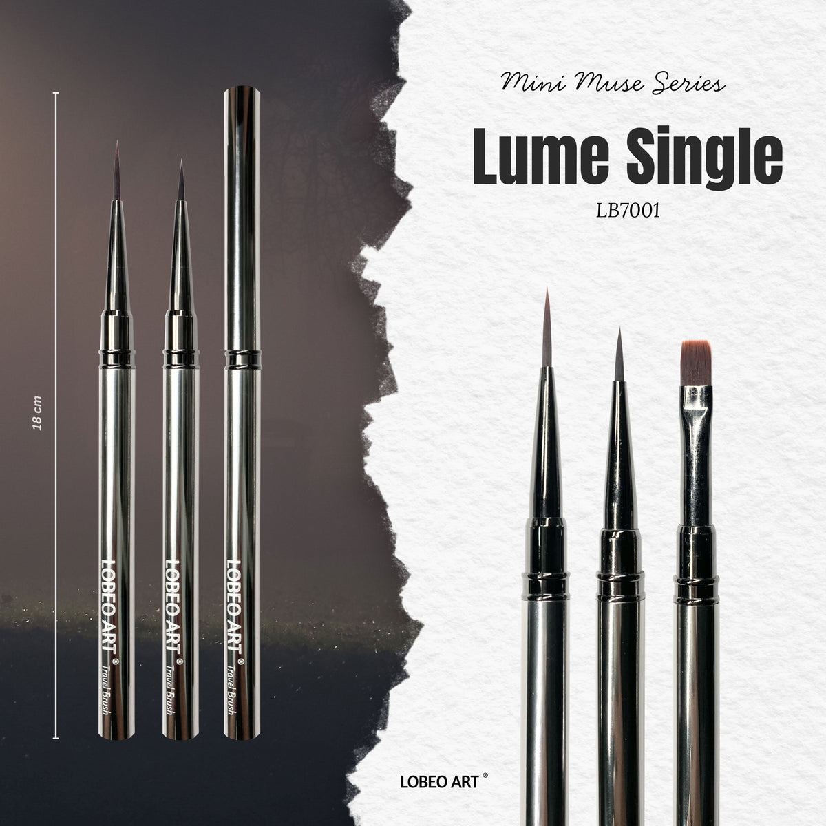 Mini Muse - Lume Single Brush LB7001