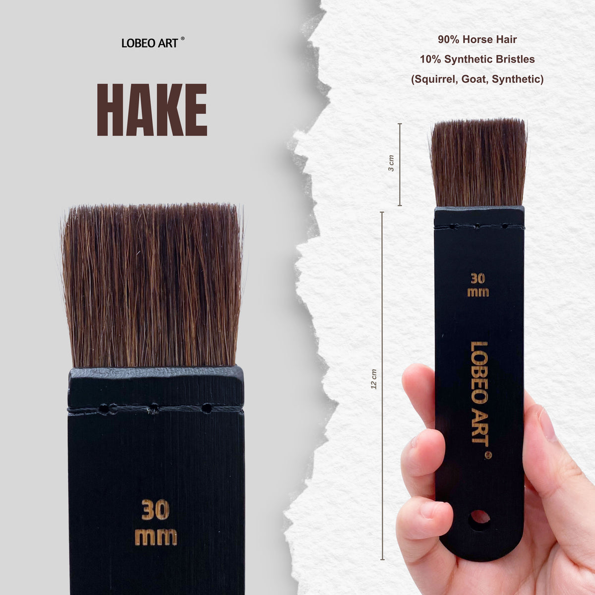 Cọ phẳng Lobeo Hake LB05001