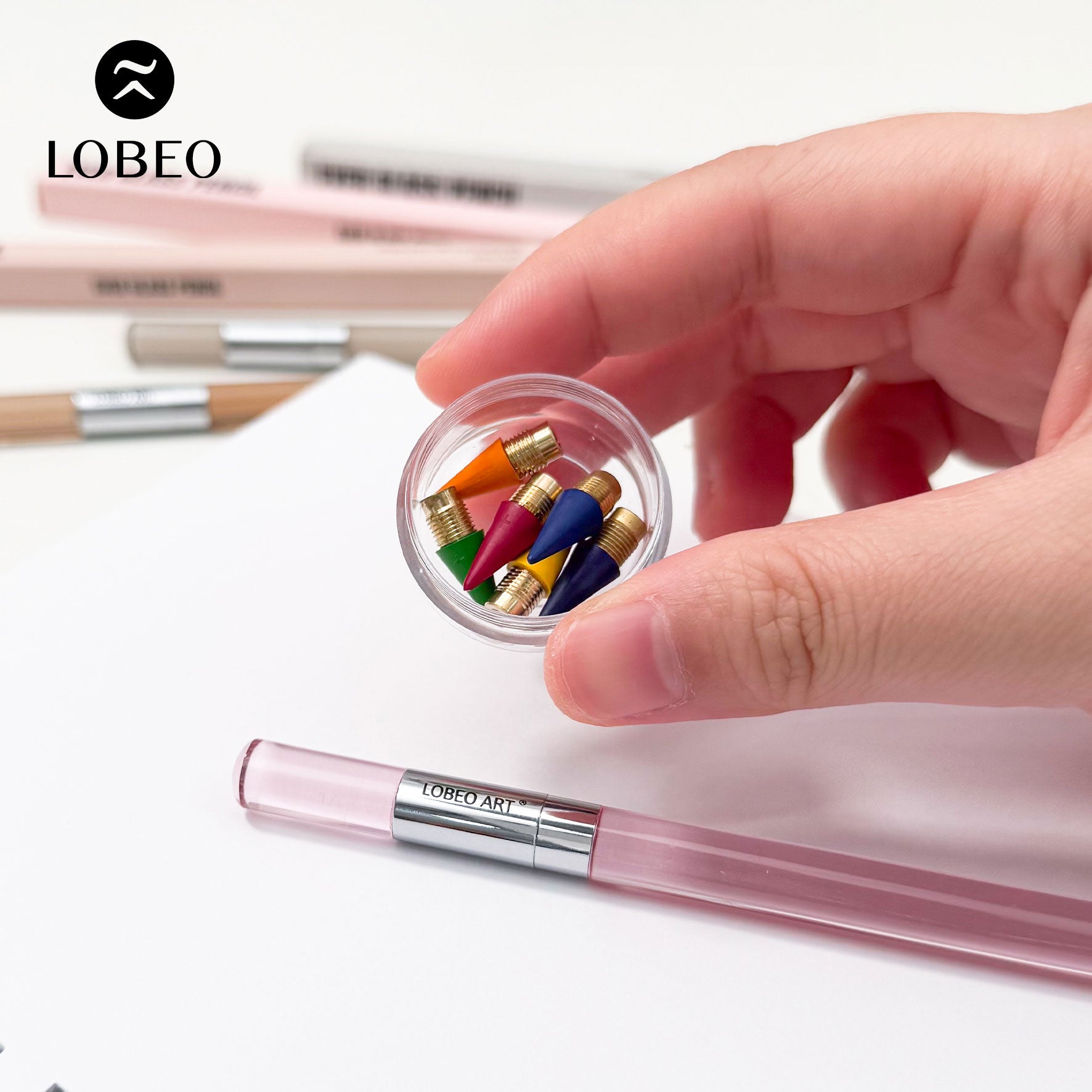 Set 6 Nibs for Lobeo Ever Glass Pen