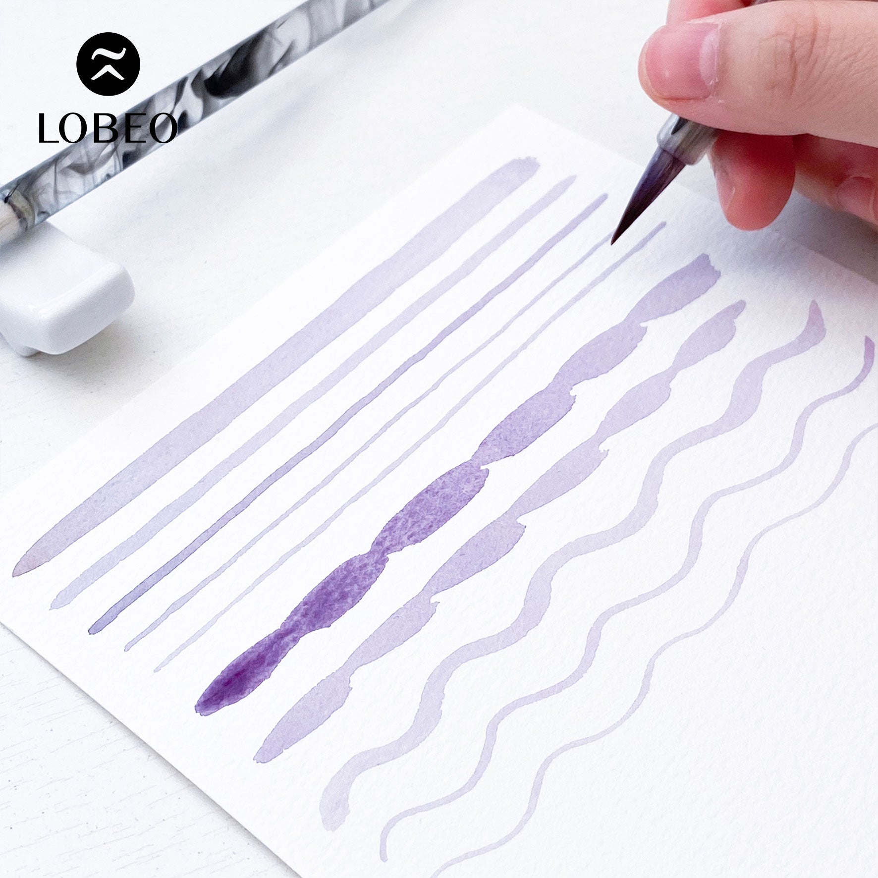 Lobeo Calligraphy Brush – Tan