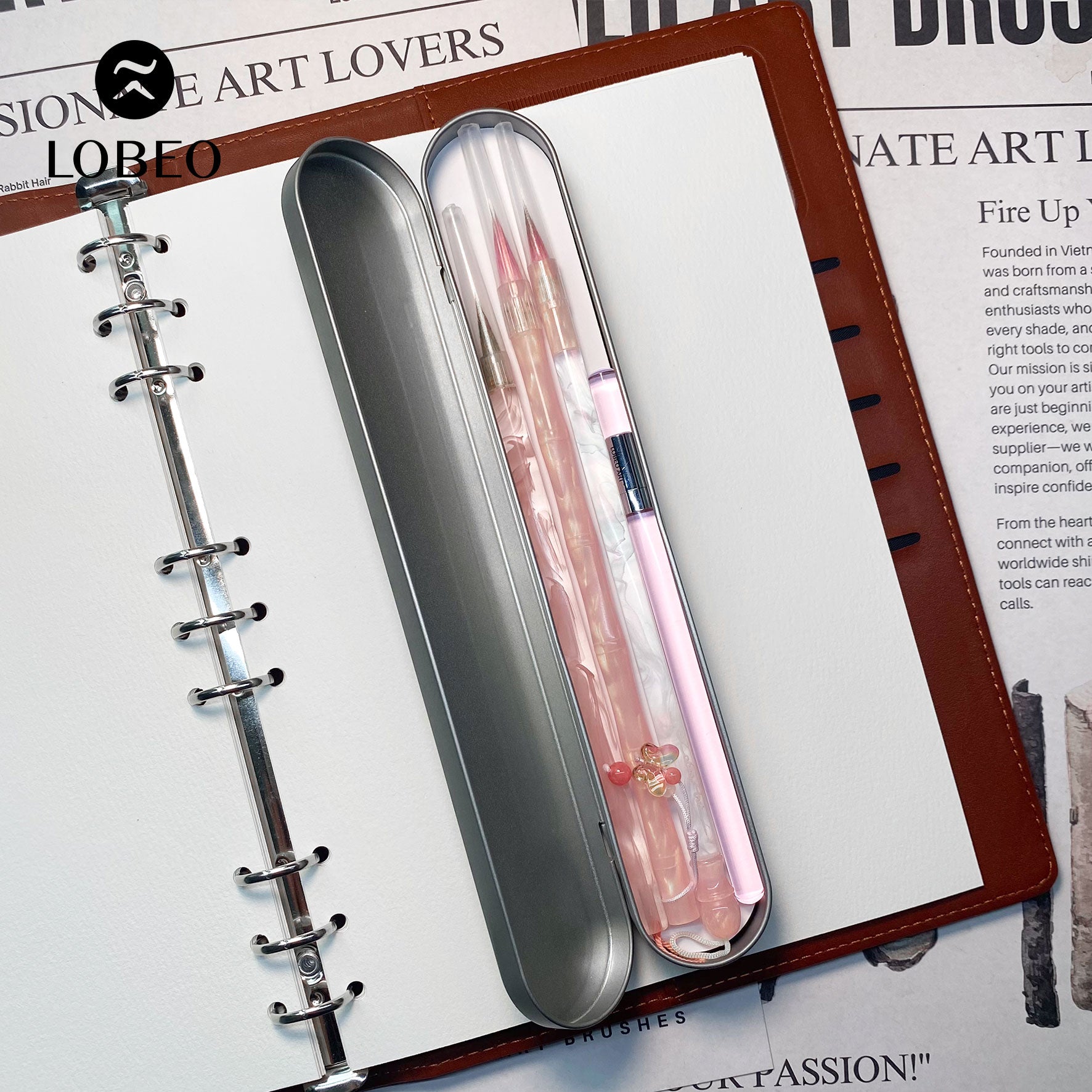 [Tin Box] Combo Lobeo Brushes - Little Fairy CB36